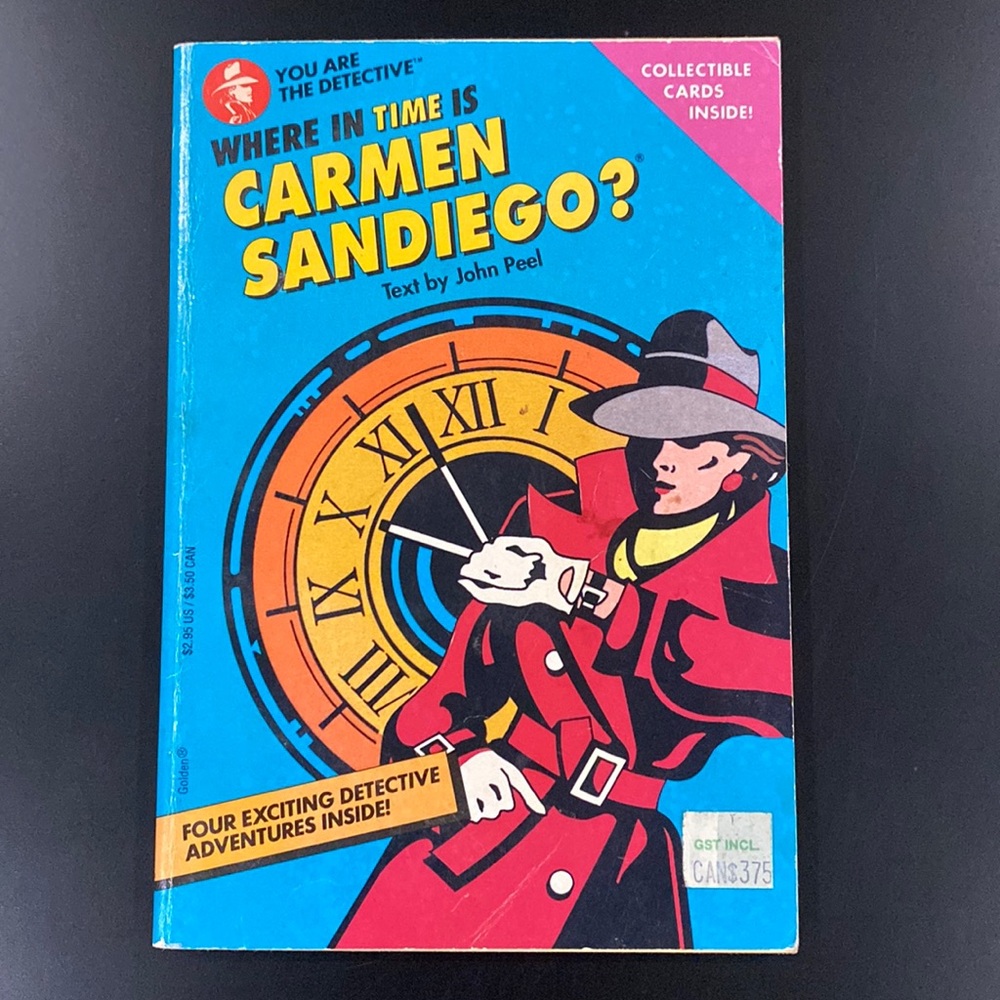 Where in Time is Carmen Sandiego? By John Peel - Paperback Novel
